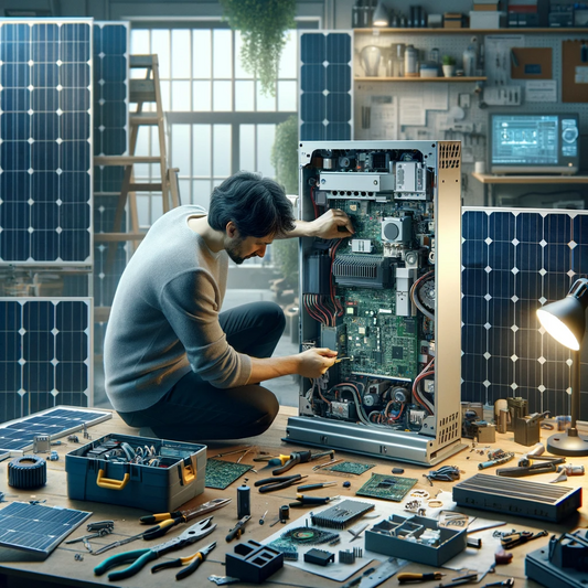 Repair of solar inverters and components for them