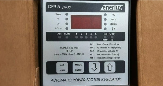 Enerlux CPR5 PLUS Automatic Power Factor Regulator