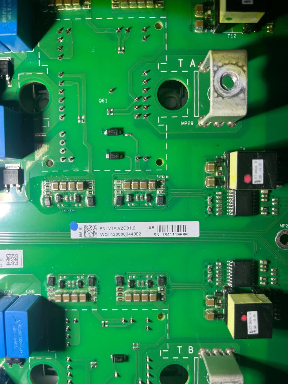 Driver AC board ABB Fimer PVS-100/120-TL 100kw IGBT Infineon F3L200R12W2H3P-B11  VTA.V2Q01.2