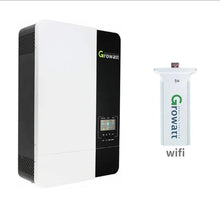 Growatt spf5000es 5kw 48v 100A 450VDC off grid solar inverter MPPT 220vac + WI