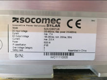 Socomec SUN-HO6K0TR65 5000W Single Phase Photovoltaic Inverter New 5kw 230vac