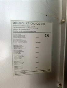 Omron KP100L 3MPPT 10kw PHOTOVOLTAIC INVERTER Used