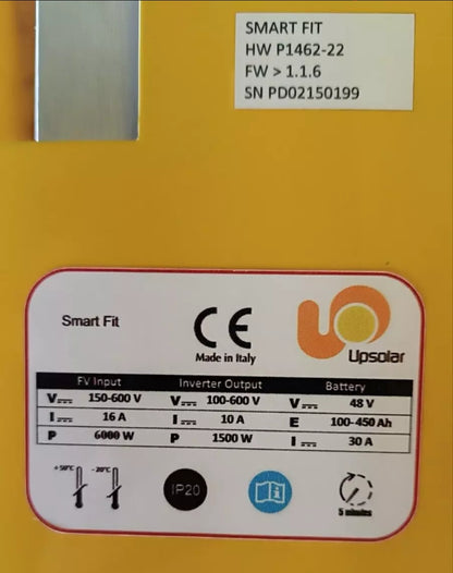 UP SOLAR UPSOLAR 6000W SMART FIT WITH A 48V STORAGE CONTROLLER