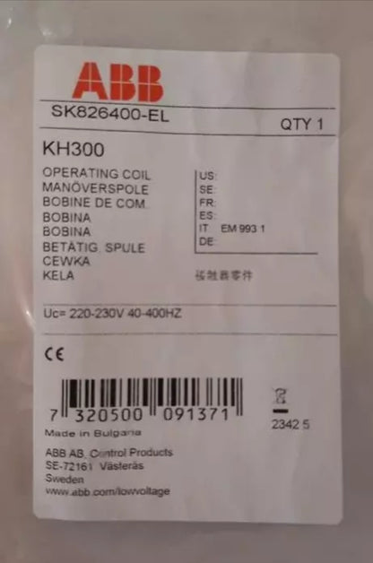 coil ABB SK826400-EL / SK826400EL KH300 for EH EK EHL EKL 150-300 teleductors