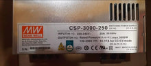 230VAC 20A 120-250VDC 12-17A MEAN WELL CSP-3000-250 Power Supply