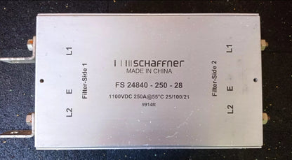 filter DC 1100VDC 250A 25/100/21 FS 24840-250-28 SCHAFFNER SANTERNO FIMER