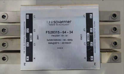 FS28315-64-34 FN3256H 3x520/300VAC/50-60Hz 64A filter