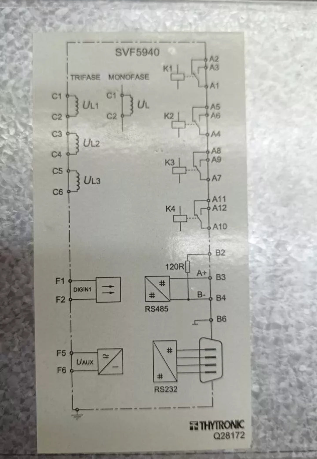 THYTRONIC SVF5940#U3F3 400V Interface Protection