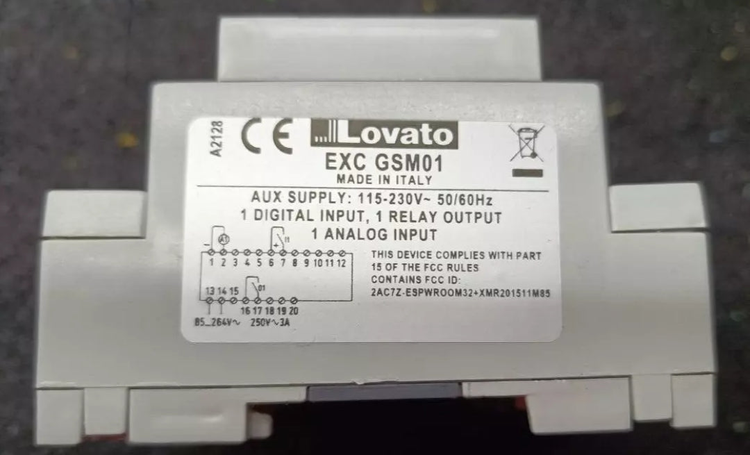 LOVATO EXC Modem GSM01 115-230V 50/60Hz