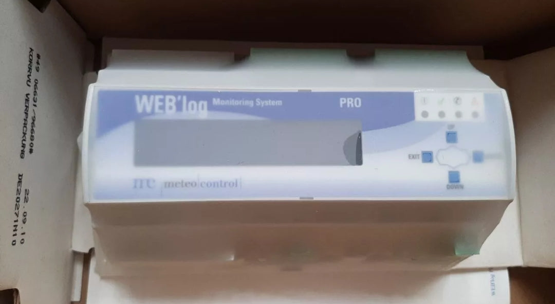 MONITORING SYSTEM PRO Ethernet/DSL Weather Control Web Log