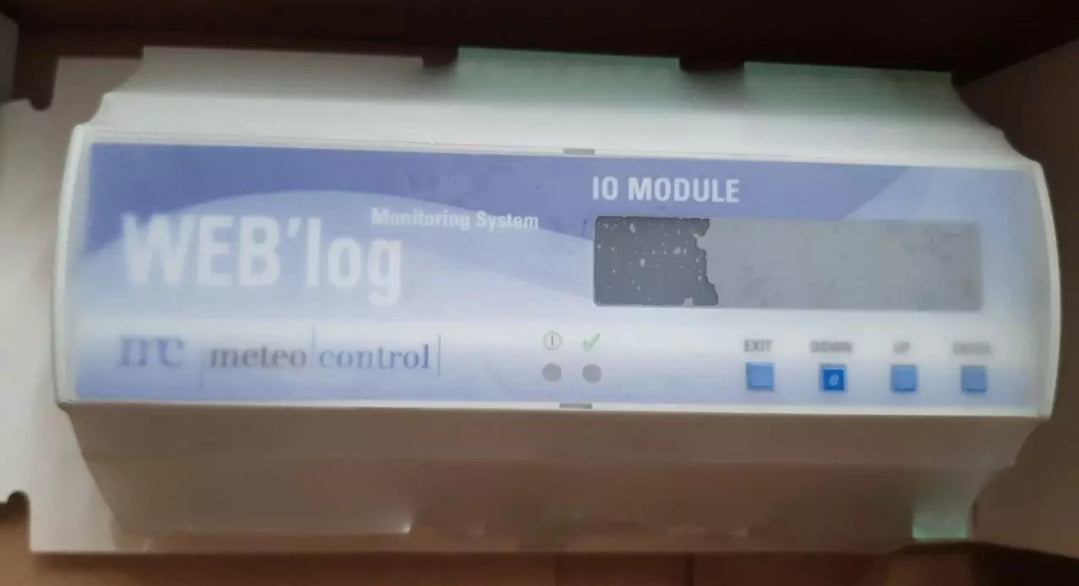 MONITORING SYSTEM IO-1 Ethernet Weather Control Web Log