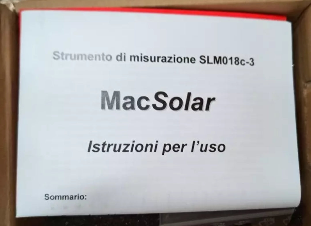 MacSolar 12221 SLM018c-3 MONITORING