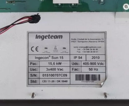 INGETEAM INGECON SUN 15 15kw Power Arm Photovoltaic Inverter