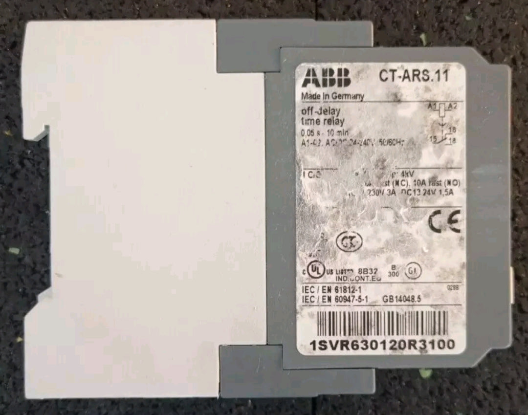 ABB CT-ARS.11S Time Relay, True OFF-delay 1c/o, 24-240VAC/DC