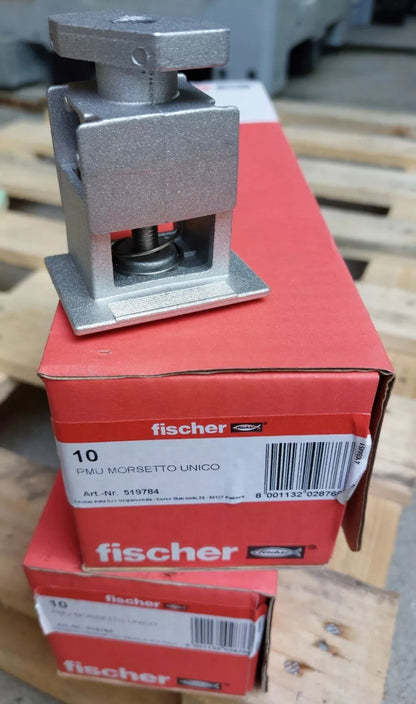 10x FISCHER UNIQUE PMU 519784 terminal for fixing panels