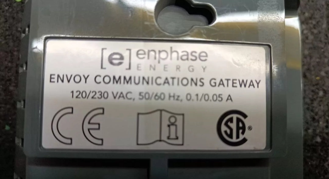 ENVOY COMMUNICATIONS GATEWAY 120/230 VAC 50/60Hz Enphase Energy Optimizers